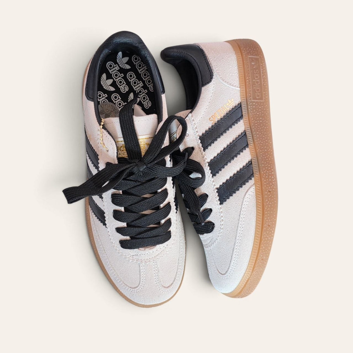 sneaker_ Handball Spezial BEIGE CLAIR(100% cuire)